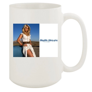 Jessica Simpson 15oz White Mug