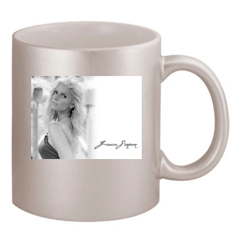 Jessica Simpson 11oz Metallic Silver Mug