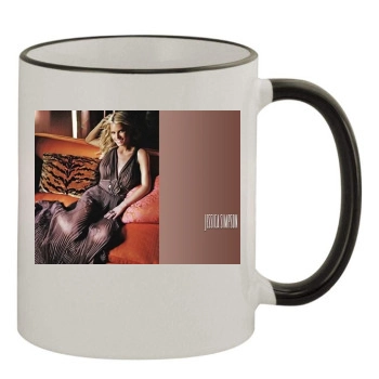 Jessica Simpson 11oz Colored Rim & Handle Mug