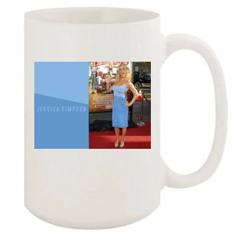 Jessica Simpson 15oz White Mug