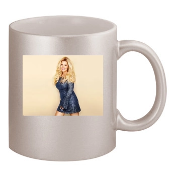 Jessica Simpson 11oz Metallic Silver Mug