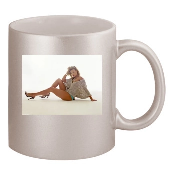 Joanna Krupa 11oz Metallic Silver Mug