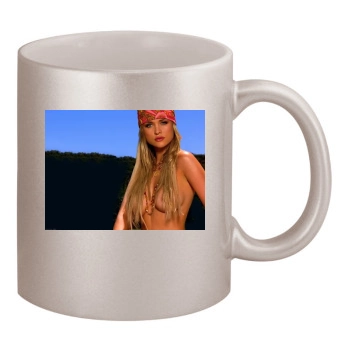 Joanna Krupa 11oz Metallic Silver Mug