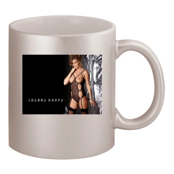 Joanna Krupa 11oz Metallic Silver Mug