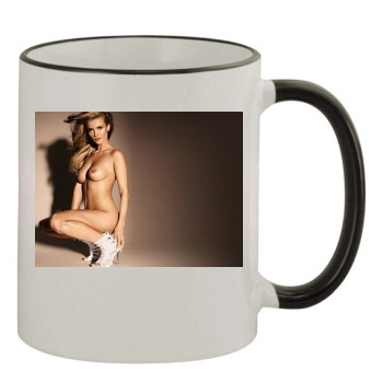 Joanna Krupa 11oz Colored Rim & Handle Mug