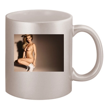 Joanna Krupa 11oz Metallic Silver Mug