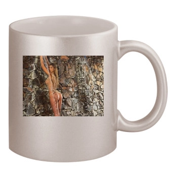 Joanna Krupa 11oz Metallic Silver Mug