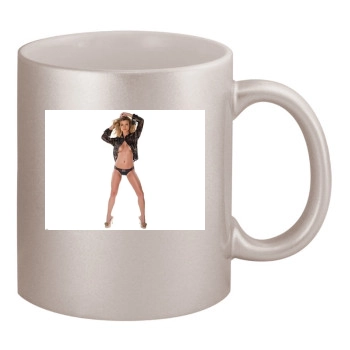 Joanna Krupa 11oz Metallic Silver Mug