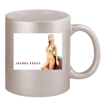 Joanna Krupa 11oz Metallic Silver Mug