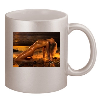 Joanna Krupa 11oz Metallic Silver Mug