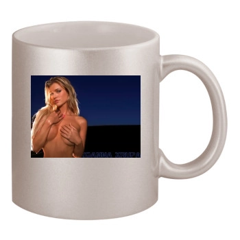 Joanna Krupa 11oz Metallic Silver Mug