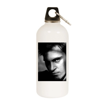 Joaquin Phoenix White Water Bottle With Carabiner