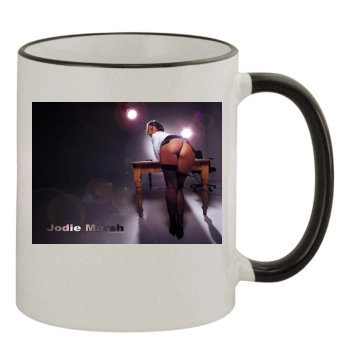 Jodie Marsh 11oz Colored Rim & Handle Mug