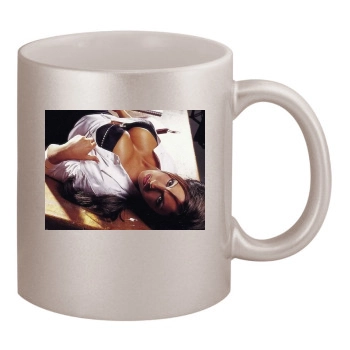 Jodie Marsh 11oz Metallic Silver Mug