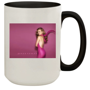 Julia Stiles 15oz Colored Inner & Handle Mug