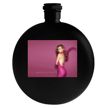 Julia Stiles Round Flask