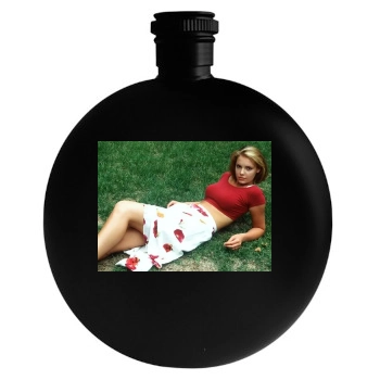 Katherine Heigl Round Flask