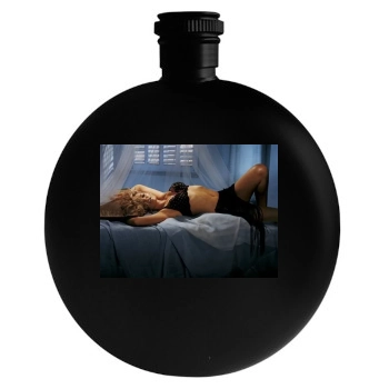 Katherine Heigl Round Flask