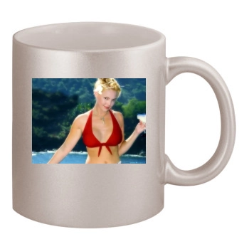 Katherine Heigl 11oz Metallic Silver Mug