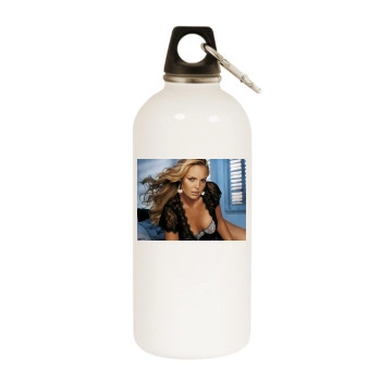 Katherine Heigl White Water Bottle With Carabiner