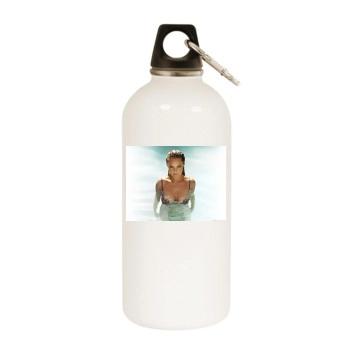 Katherine Heigl White Water Bottle With Carabiner