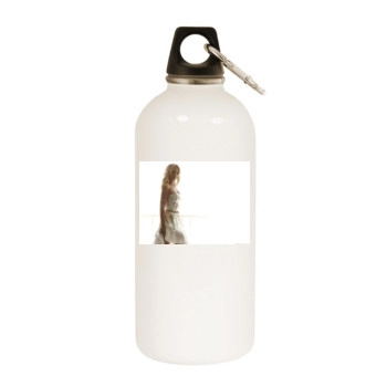 Katherine Heigl White Water Bottle With Carabiner