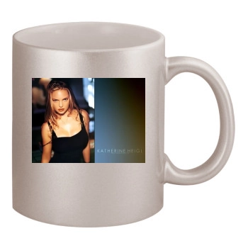 Katherine Heigl 11oz Metallic Silver Mug