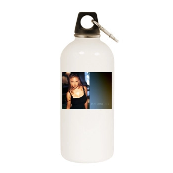 Katherine Heigl White Water Bottle With Carabiner