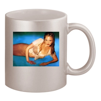 Katherine Heigl 11oz Metallic Silver Mug