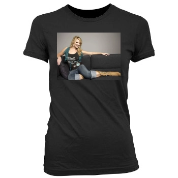 Katherine Heigl Women's Junior Cut Crewneck T-Shirt