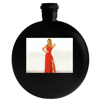 Katherine Heigl Round Flask