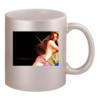 Katherine Heigl 11oz Metallic Silver Mug