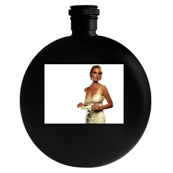 Katherine Heigl Round Flask