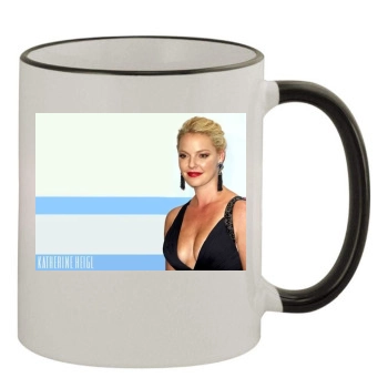 Katherine Heigl 11oz Colored Rim & Handle Mug