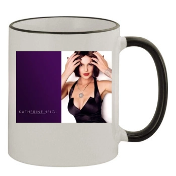 Katherine Heigl 11oz Colored Rim & Handle Mug