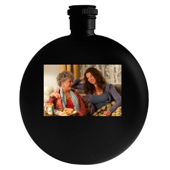 Katherine Heigl Round Flask