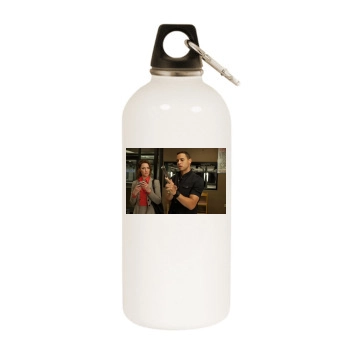 Katherine Heigl White Water Bottle With Carabiner