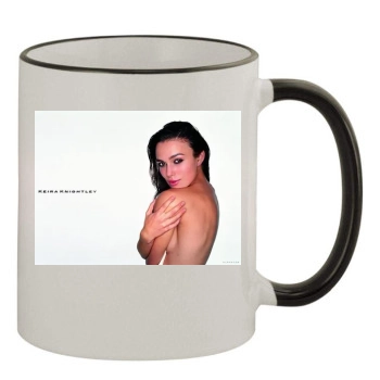 Keira Knightley 11oz Colored Rim & Handle Mug