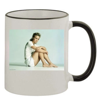 Keira Knightley 11oz Colored Rim & Handle Mug