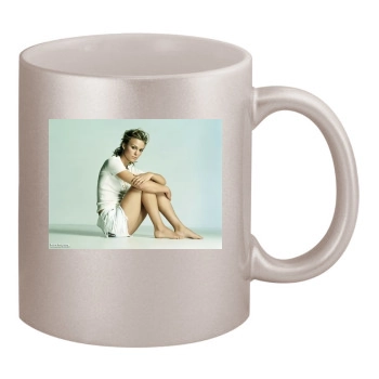 Keira Knightley 11oz Metallic Silver Mug