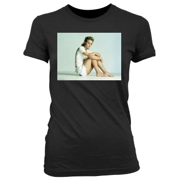 Keira Knightley Women's Junior Cut Crewneck T-Shirt