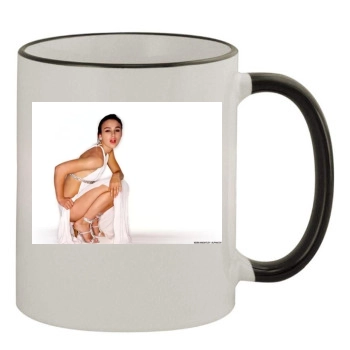 Keira Knightley 11oz Colored Rim & Handle Mug