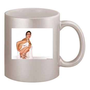 Keira Knightley 11oz Metallic Silver Mug