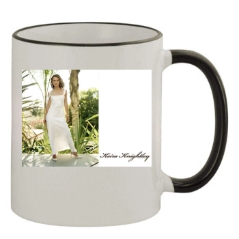 Keira Knightley 11oz Colored Rim & Handle Mug