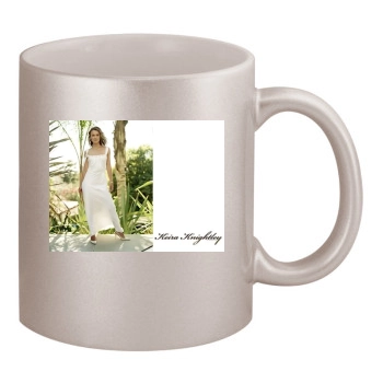 Keira Knightley 11oz Metallic Silver Mug