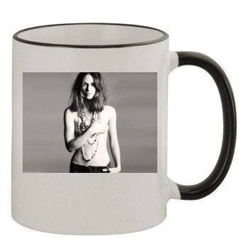 Keira Knightley 11oz Colored Rim & Handle Mug