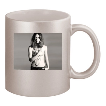 Keira Knightley 11oz Metallic Silver Mug