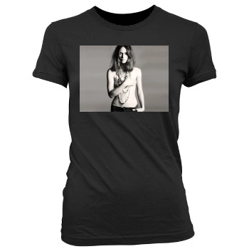 Keira Knightley Women's Junior Cut Crewneck T-Shirt