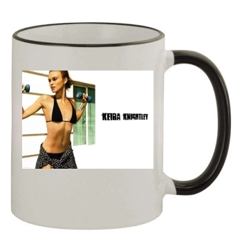 Keira Knightley 11oz Colored Rim & Handle Mug