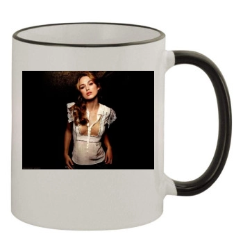 Keira Knightley 11oz Colored Rim & Handle Mug